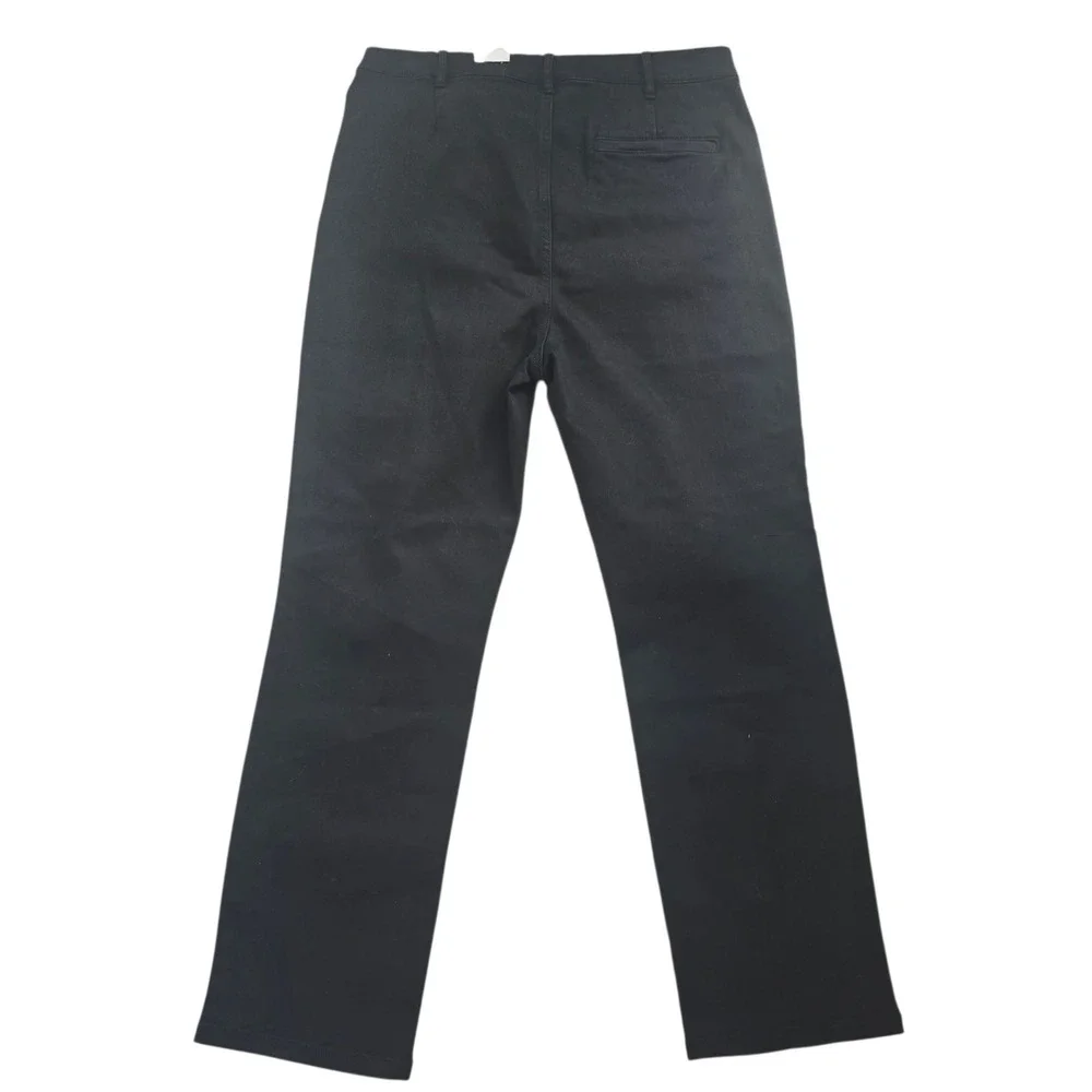 J. Mclaughlin -1302 NWT Rainey Black Split‎ Hem Cropped Pants Womens Size 14